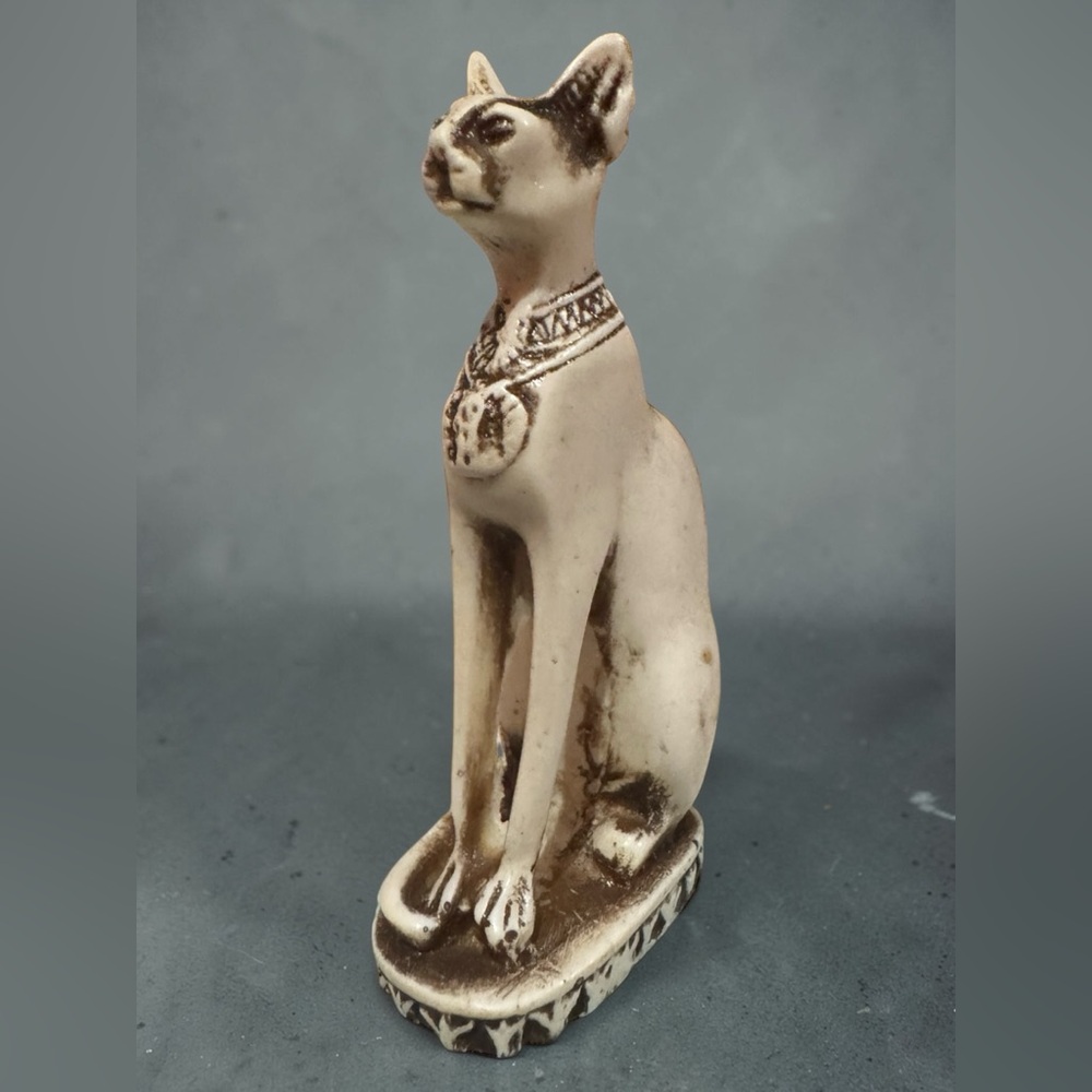 BASTET Ancient Egyptian Cat Goddess of Divine Protection Stone Sculpture. - Picture 5 of 9